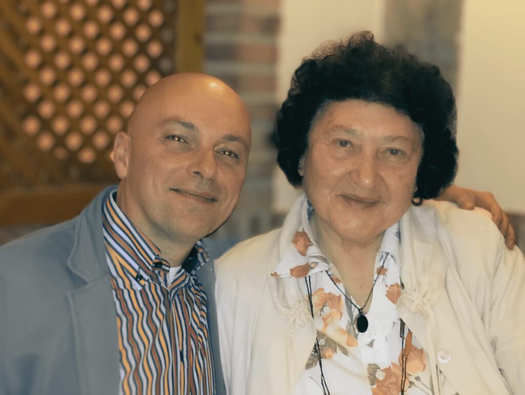 Igor Cognolato with Galina Eguiazarova
